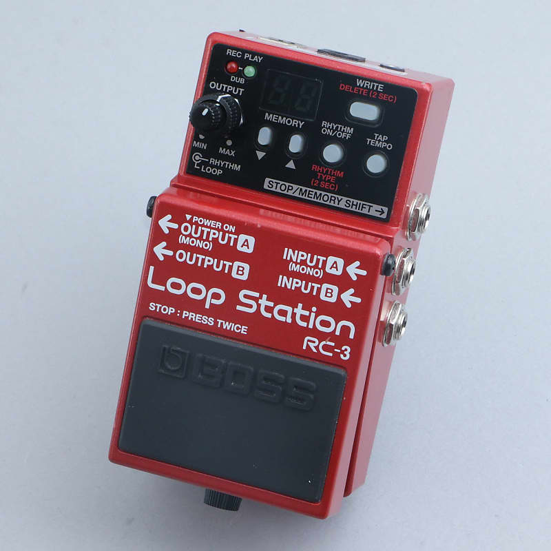 BOSS RC-3 Loop Station Pedal, 3 hours stereo recording, 99