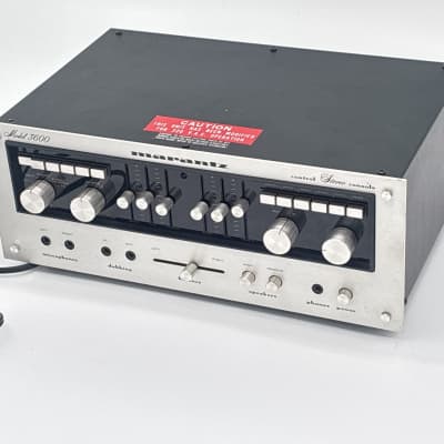 Marantz Model 120B Stereophonic Tuner with Silver Face and Walnut