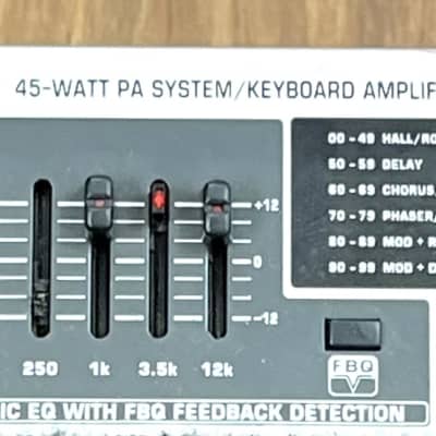 Behringer Ultratone K450FX 45-Watt Keyboard Amp 2010s - Standard image 5