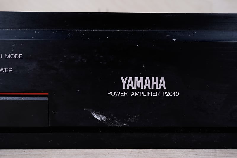 Yamaha P2040 150W Rackmount Power Amplifier Black 100V Made | Reverb
