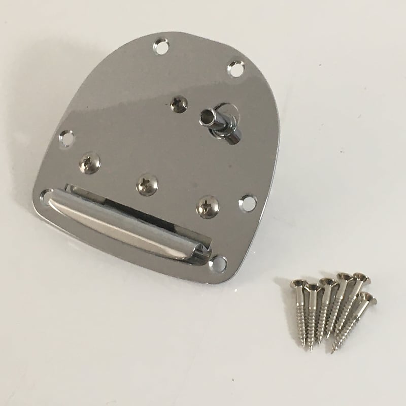 Light NOS Relic Vintage Spec Tremolo Bridge Tail Piece for Fender Jazz Jaguar Style Bridge + Mounts image 1