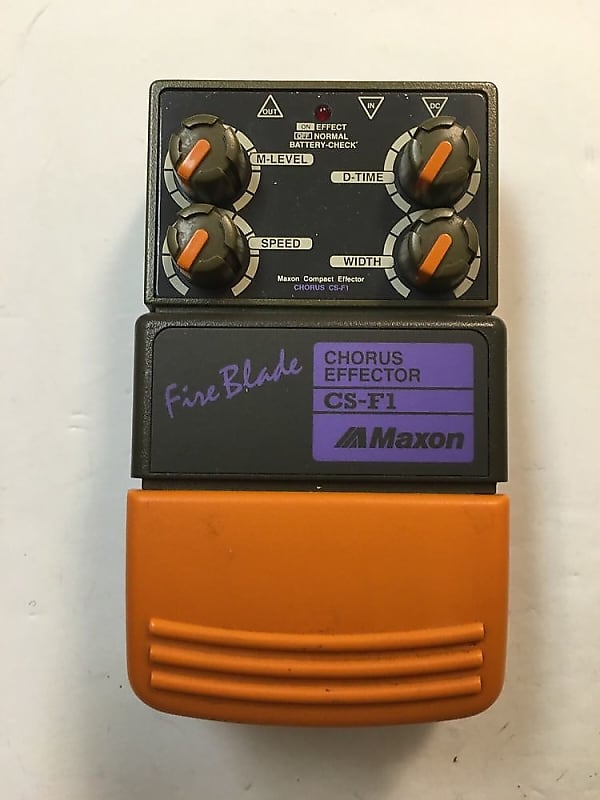 【待望★】 Effector Chorus Blade Fire CS-F1 Maxon Rare Guitar Vintage ギター