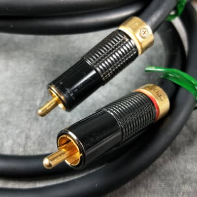 Ortofon  7N + 8N Pure Copper Hybrid Twin Core Audio Cable Pair 1m RCA Cable image 4