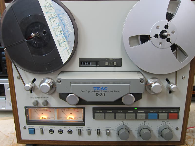 Teac X-7R Reel To Reel, Dust Cover Owners/Service Manuals, Ex Cosmetics, Needs  Repair, BEAUTY, JAPAN