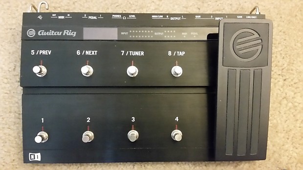 Guitar rig top 5 pedal controller