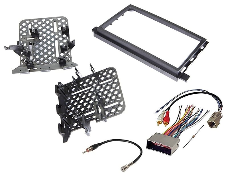 Car Radio Stereo CD Player Dash Install Mounting Trim Bezel Panel Kit + Harness -51 Bild 1
