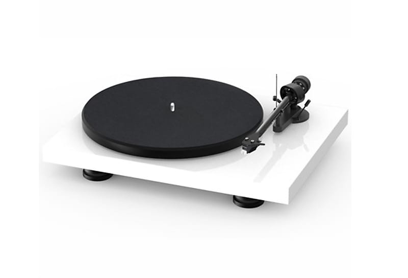 Pro-Ject Debut Carbon Evolution Turntable (Gloss White) image 1