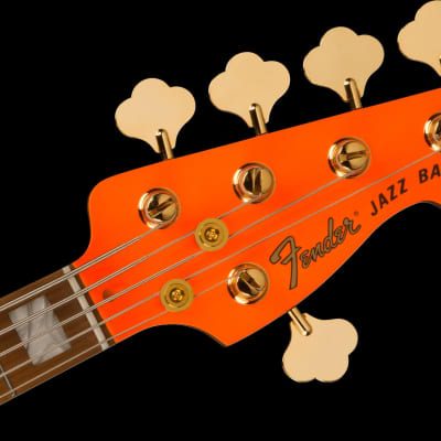 Fender Artist Series MonoNeon Jazz Bass V Maple Fingerboard Neon Yellow With Bag image 6