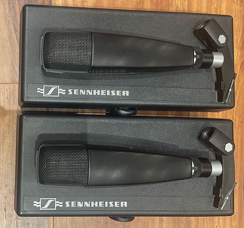 1980's Sequential Pair of Sennheiser MD 421 U5 microphones | Reverb