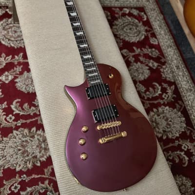 ESP LTD EC-1000 Deluxe LH Gold Andromeda Left-Handed w/ Gig Bag image 15