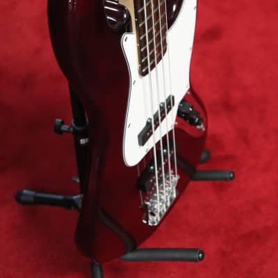Giannini GB-1 TWR 4 String Bass Guitar Trans Wine Red Finish image 6