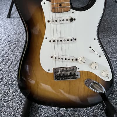 Fender Stratocaster 1954 ; 1955 - 1/55 TG neck and 11/54 body - Sunburst image 3