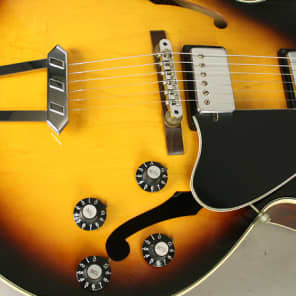 1976 Gibson ES-175 ES175 Vintage Archtop Electric Guitar Original Sunburst USA image 7