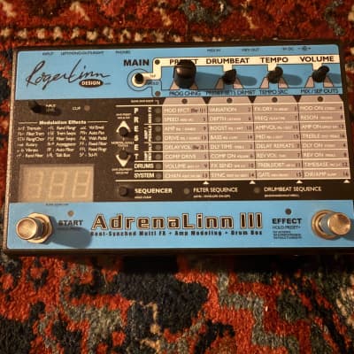 Roger Linn AdrenaLinn III Blue 2010s | Reverb