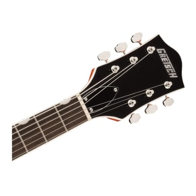 Gretsch G5420T Electromatic Classic Hollow Body 6-String Single-Cut Electric Guitar with Bigsby, Laurel Fingerboard, and Set-Neck Maple Neck (Right-Hand, Orange Stain) image 6