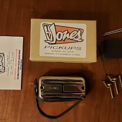 TV Jones Super'Tron Chrome Bridge Pickup - Original Gretsch Mount