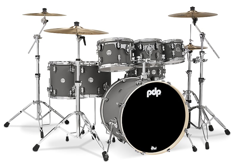 PDP Concept Maple -CM7 Shell Pack Satin Pewter image 1