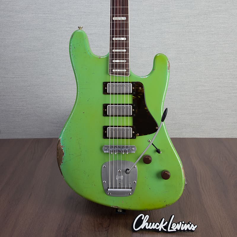 Castedosa Conchers Baritone Fretless Electric Guitar Aged Reverb