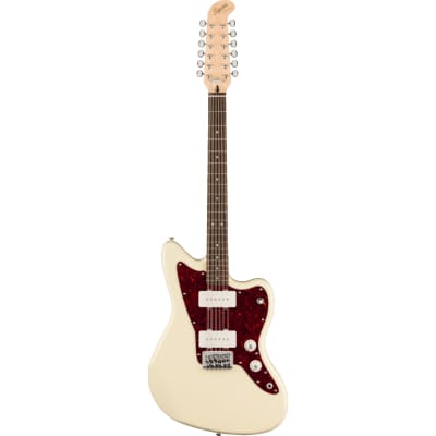 Squier Paranormal Series Jazzmaster XII Electric Guitar Olympic White image 3