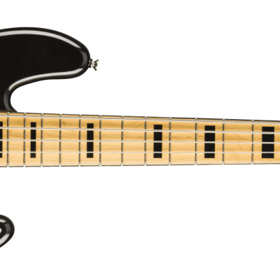 Squier Classic Vibe '70s Jazz Bass V, Maple Fingerboard, Black image 3