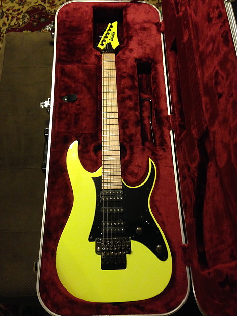 Ibanez RG3250MZ 2011 Neon Yellow Reverb