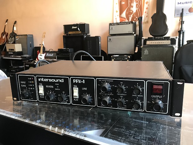 Intersound PRV-1 Rack Mount Parametric Equalizer Reverb Unit | Reverb