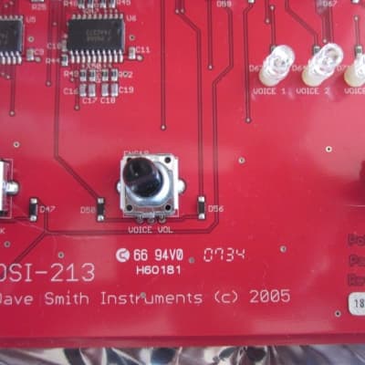 DSI Poly Evolver Encoder boards complete set + knobs image 10