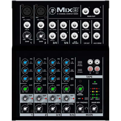 Mackie Mix8 8-channel Compact Mixer image 4