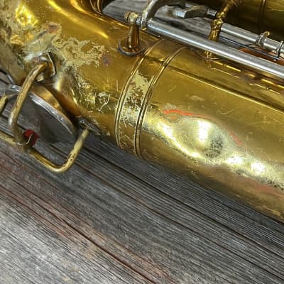 King Zephyr Baritone Saxophone 1960 Vintage Bari Sax image 7