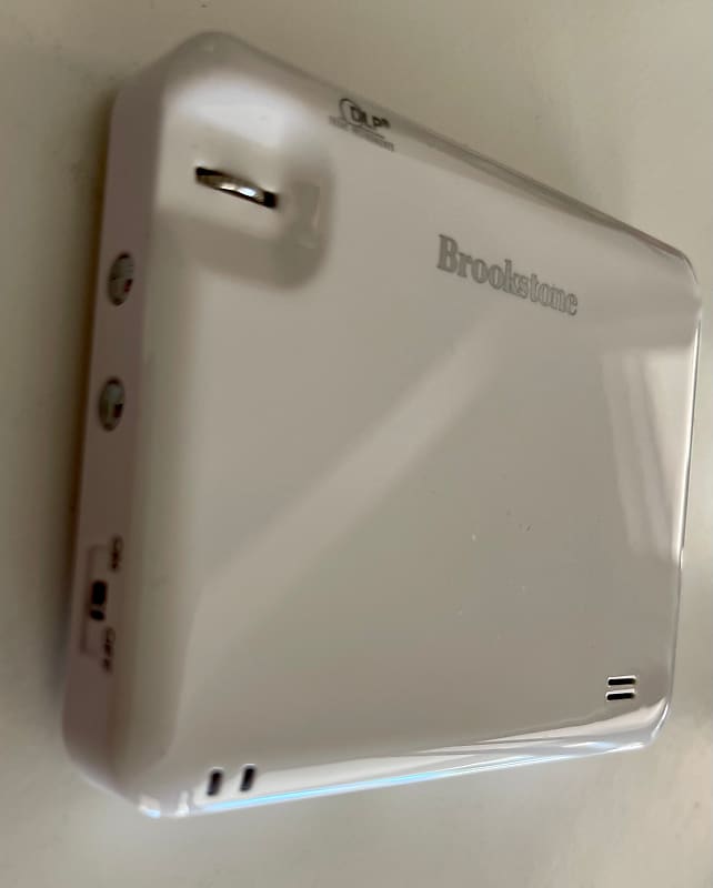 Brookstone Pocket Projector Micro White Reverb Canada