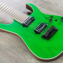 Ibanez RGR5227MFX Prestige 7-String Electric Guitar, Transparent Fluorescent Green