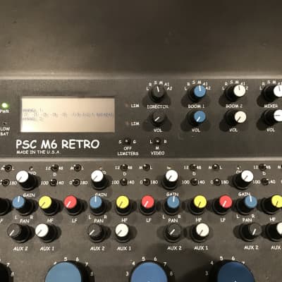 PSC Professional Sound Corporation M6 Retro Field Mixer Blue/Black image 9