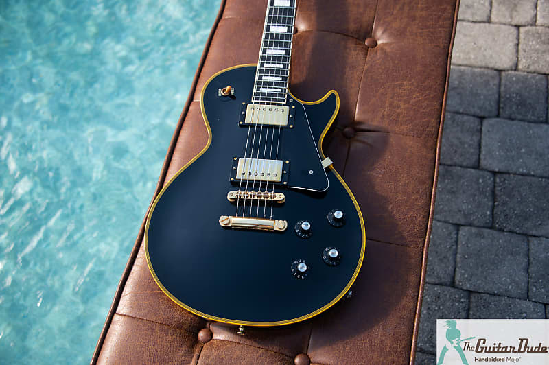 Edwards E-LP seymour duncan 美品 Edwards by ESP E-LP-92SD/QM Les Paul Transparent Ebony