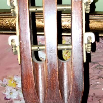 1930’s Vintage Slingerland May Bell Sunburst 6 string parlor Guitar May Bell 1930's? - Sunburst image 7