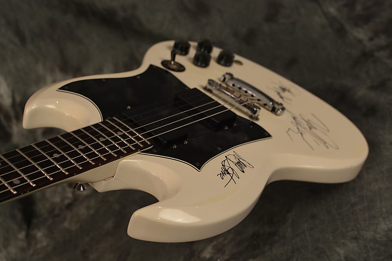 Epiphone G-310 SG 1990s Alpine White Autographed by Hank