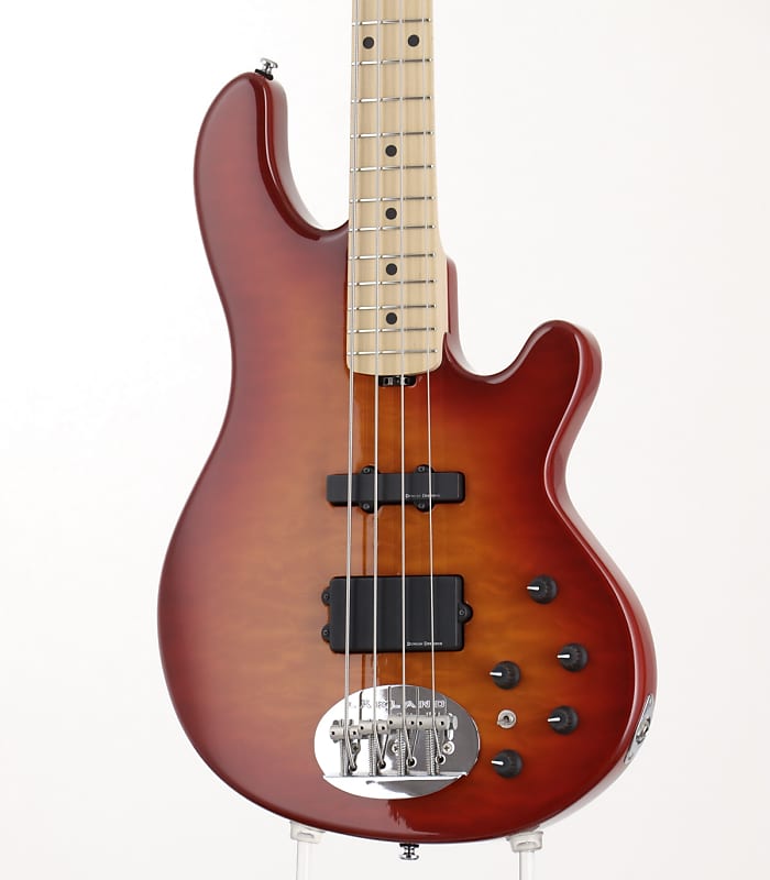 ベース LAKLAND SK-4DX Cherry Sunburst / Maple Lakland Skyline Japan Series SK-4DX Cherry Sunburst (S/N