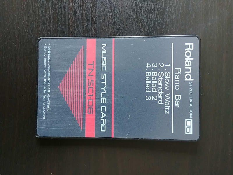 Roland Data ROM Music Style Card Piano bar TN-SC1-06
