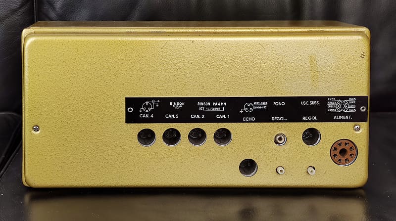 Binson Pre-Mixer Echo + PA 40W (1967) | Reverb España
