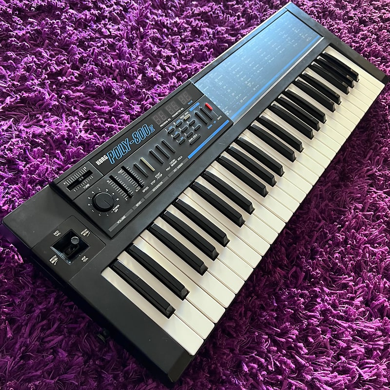 Korg Poly-800 II 80s Vintage Digital Analogue Polyphonic Synthesiser &  Sequencer