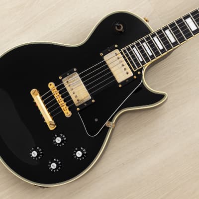 ギター Edwards LP-98LTC BLK LesPaul Custom Edwards by ESP E-LP-98 LTC Les Paul Custom Ebony – Soul