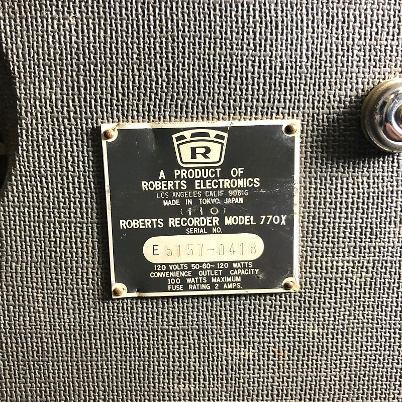 Akai Roberts Electronics 770X Reel to Reel Recorder – Teletechproaudio