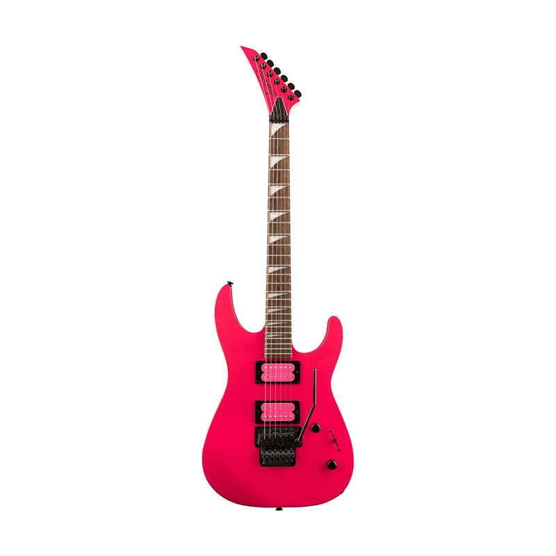 Jackson FSR X Series Dinky DK2XR HH Electric Guitar, Laurel FB, Neon Pink image 1