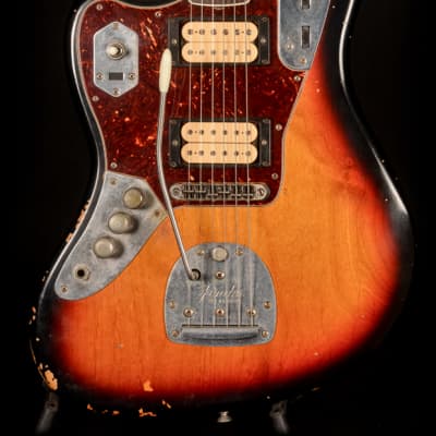 Fender Kurt Cobain Road Worn Jaguar Left-Handed 2012 - 2015 - 3-Color Sunburst for sale