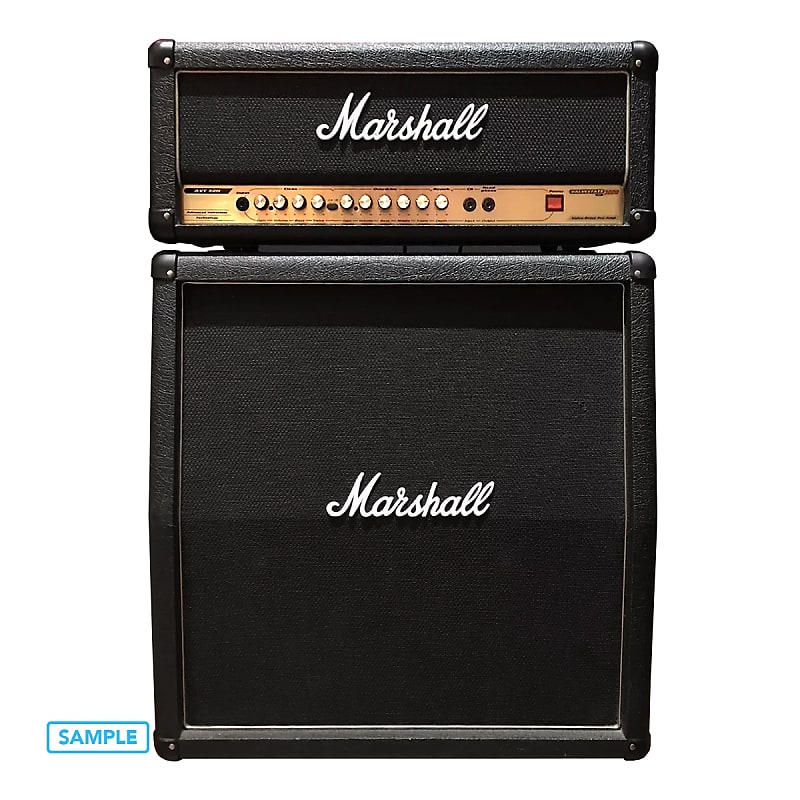 Marshall Stack Amp Head and Cab AVT50H Valvedriven Guitar Amp Head + AVT412  200W Cabinet 4x12