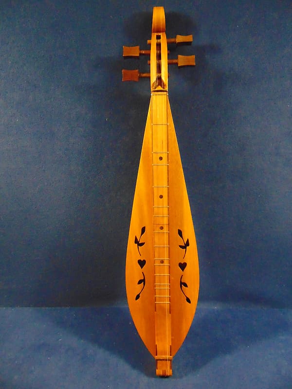 Bill Young Handmade 4 String Mountain Dulcimer Natural Oiled | Reverb