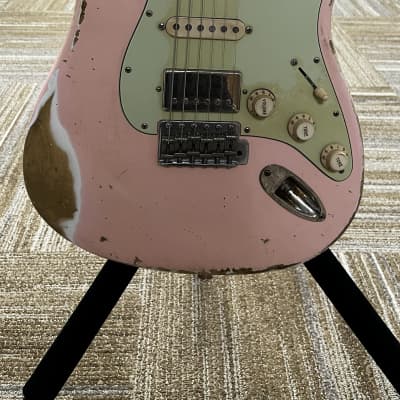 MJT Stratocaster 2010's Shell Pink Relic image 2