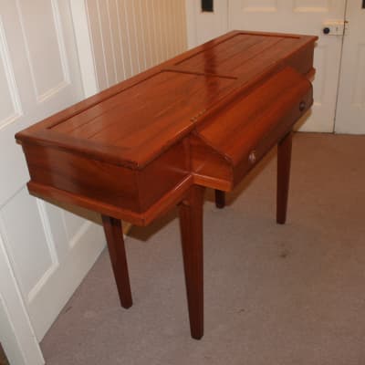 Italian Virginal Harpsichord crafted by Thomas John Dick 2008, 54 strings (B1 to E6), Sitka Spruce image 7