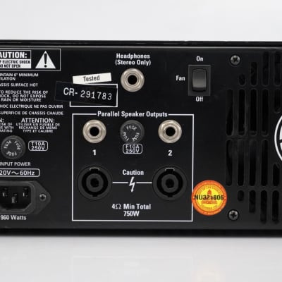 SWR 750X Bass Amp Head | Reverb