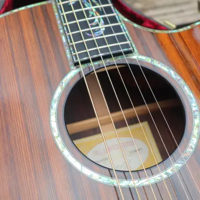Taylor ps14ce FLTD sinker redwood&ebony limited accoustic guitar with pickup image 7