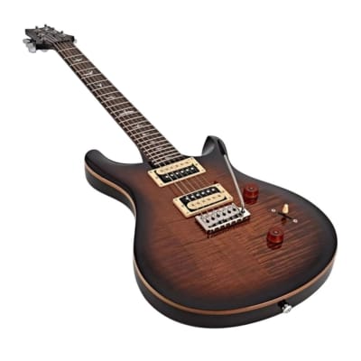 PRS SE Custom 24 Electric Guitar - Black Gold Sunburst image 3